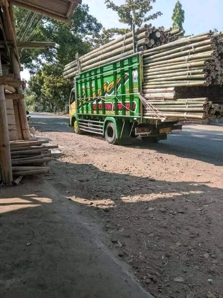 Bambu cor untuk konstruksi