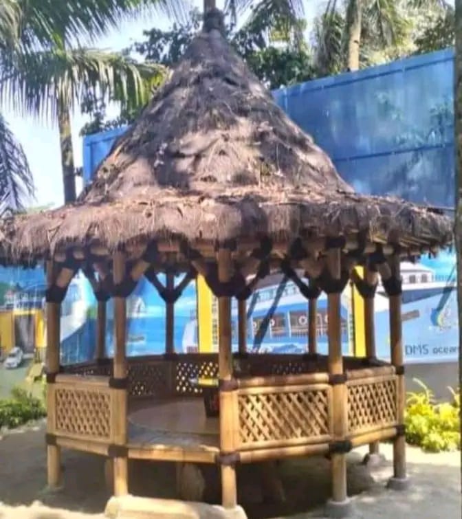 Detail struktur gazebo