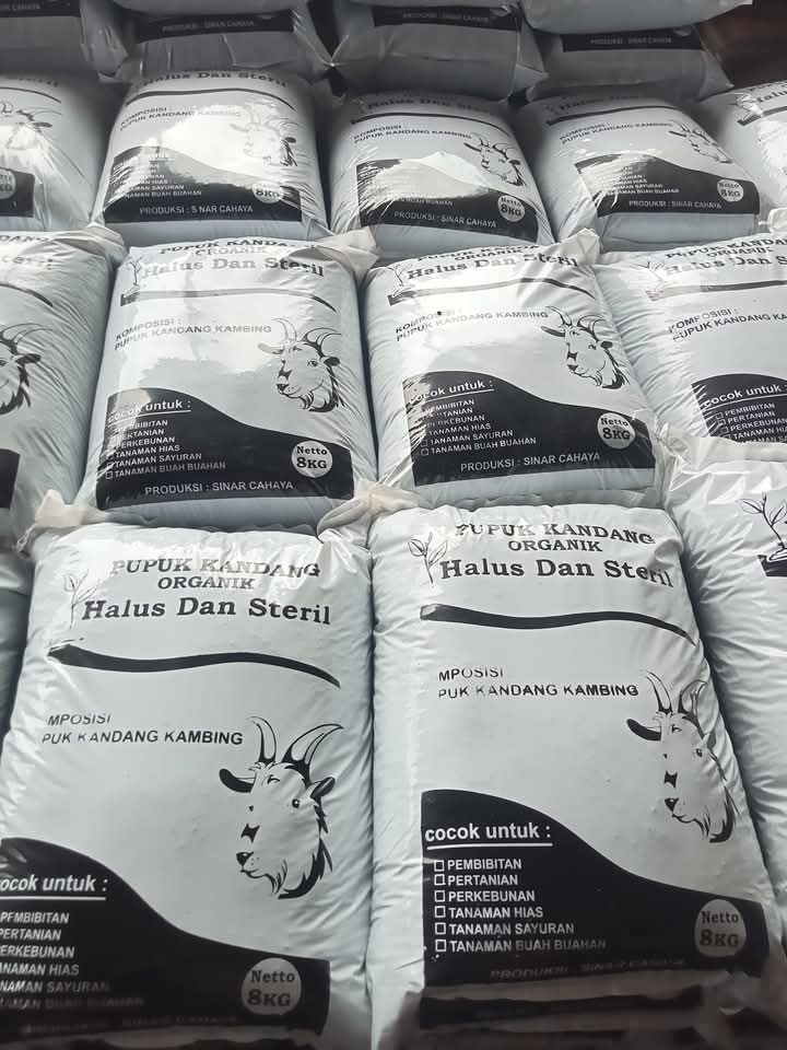 Kohe kambing halus untuk tanah subur